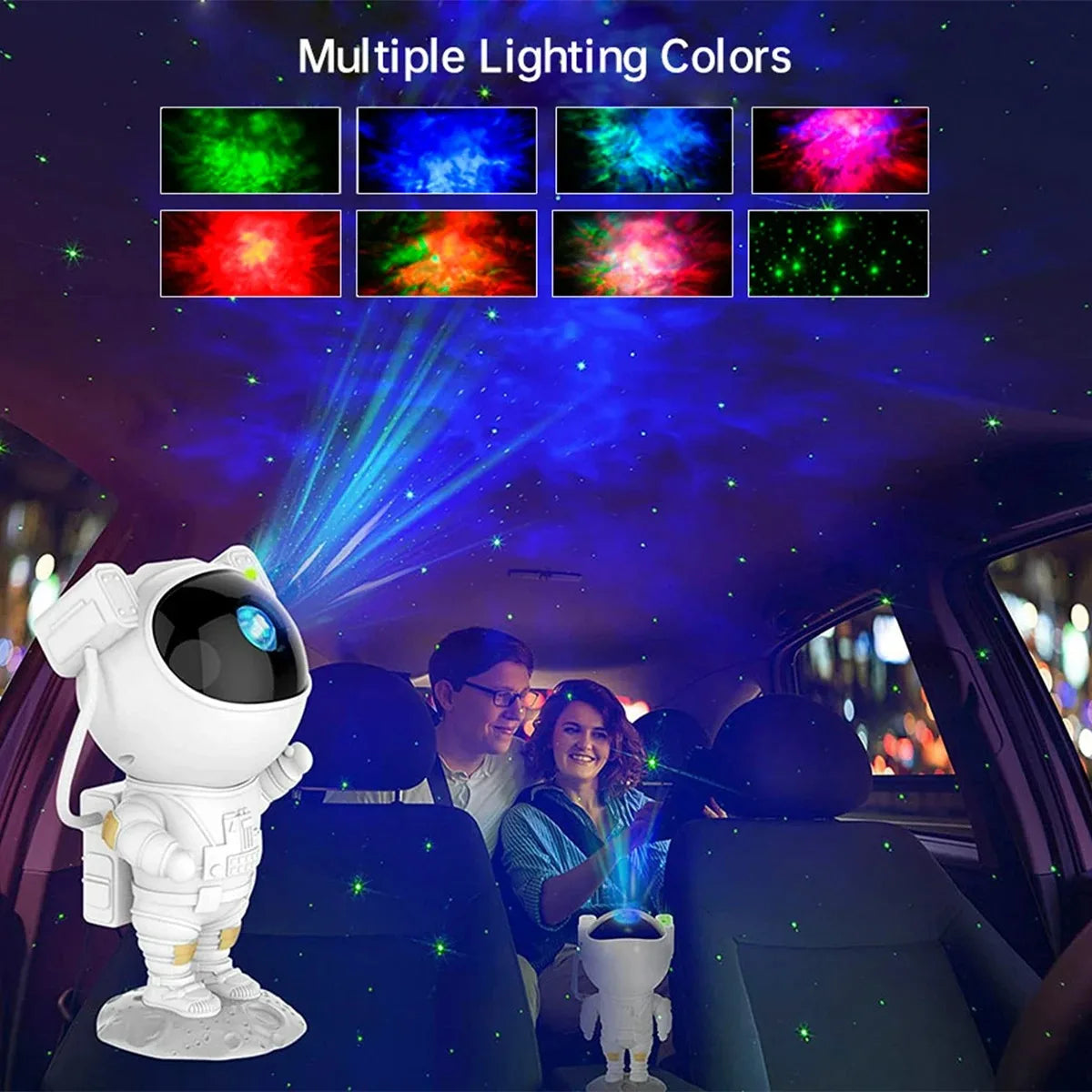 Star Projector Galaxy Night Light Astronaut Starry Nebula Ceiling LED Lamp Gift for Kids Adults for Bedroom Birthdays Christmas