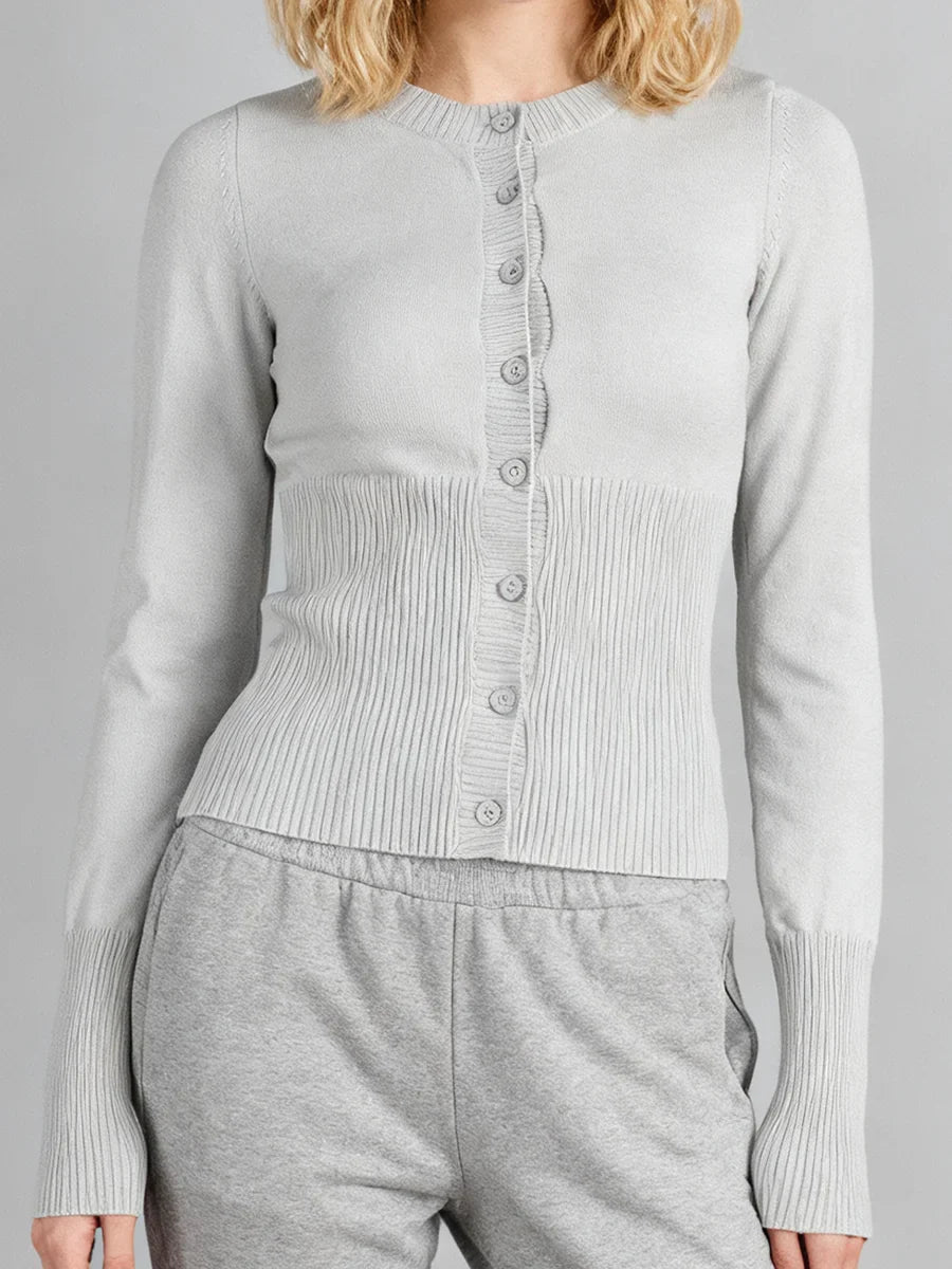 Pink Twist Cotton Long Sleeve Knitted Cardigan Women Simple Button Casual Preppy Style Jumper Sweet Cute Simple Sweater Top New
