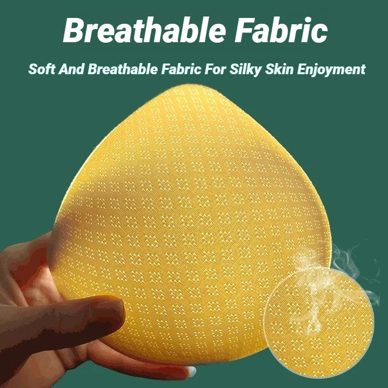 6CM Sponge Padded Bra Thick Push Up Pads Inserts Women Underwear Breast Lift Breathable Pad Lining Insert Enhancers Reusable Cup