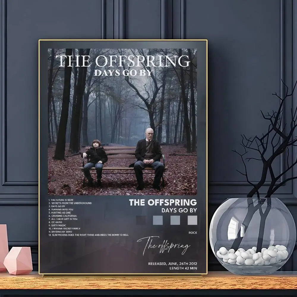 Band Rock Music The O-OffspringS Poster HD Sticky Wall Art Printing Waterproof Home Living Bed Room Bar Aesthetic Decor