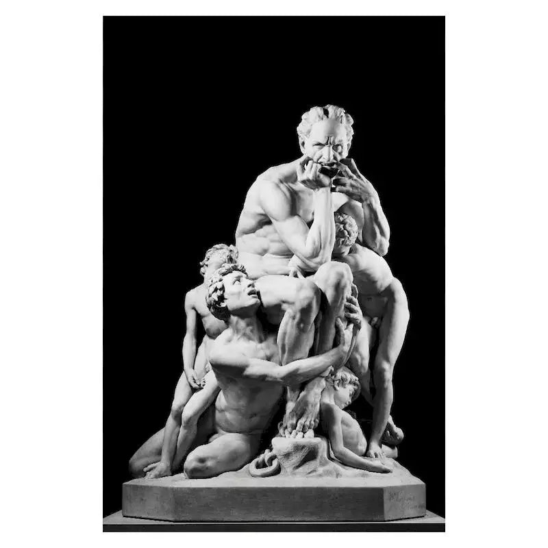 Nordic Simple Wall Art Black Ancient Greek Gods Sculpture David Statue Canvas Print Poster Home Living Room Bedroom Decoration