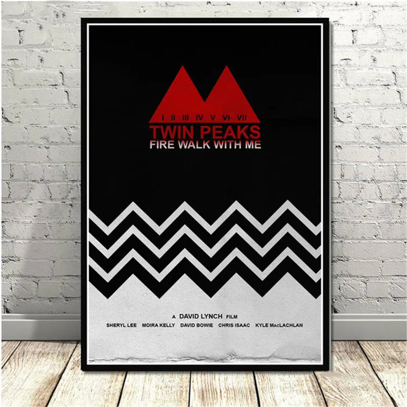 Twin Peaks TV Series Shows Classic Movie Anime Poster And Prints Canvas Painting Art Wall Pictures For Living Room Home Decor