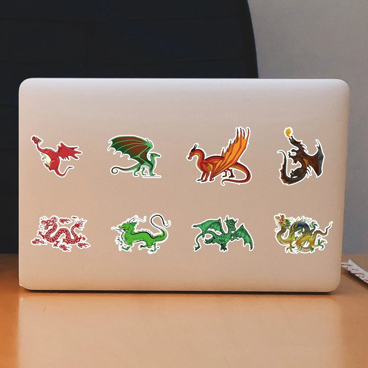 50/100PCS Cute Dragon Graffiti Stickers for Computers Decor Sticker Waterproof Rewards Stationery Notebook Stickers