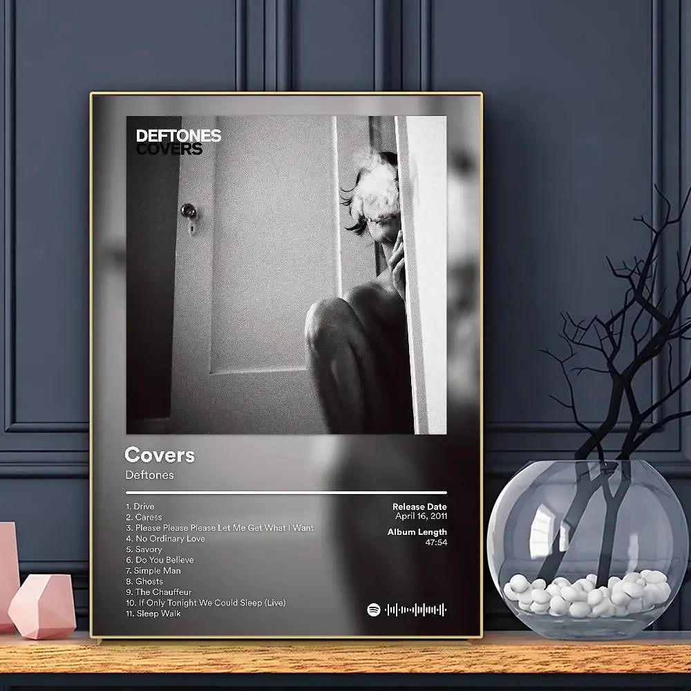 D-Deftones Private Music Poster HD Art Sticky Wall Waterproof Home Living Room Bar Decoration