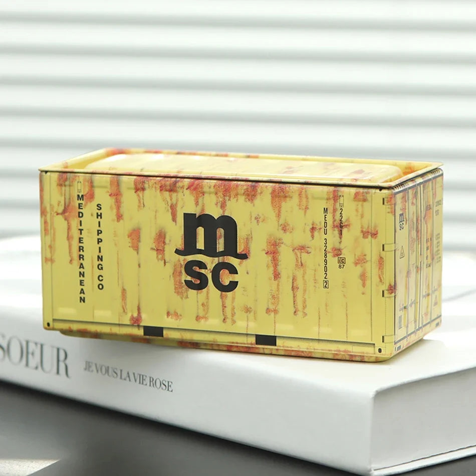 Mini Iron Storage Box Miniature Storage Iron Box Creative Decoration Collect Small Item Desktop Mini Container Model Xmas Gifts