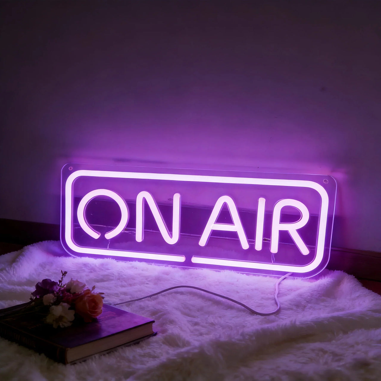 ON AIR Neon Sign LED Neon Night Light USB Powered for Rooms Bar Bar Shop Club Garage House Birthday Party Wall Art Decoration