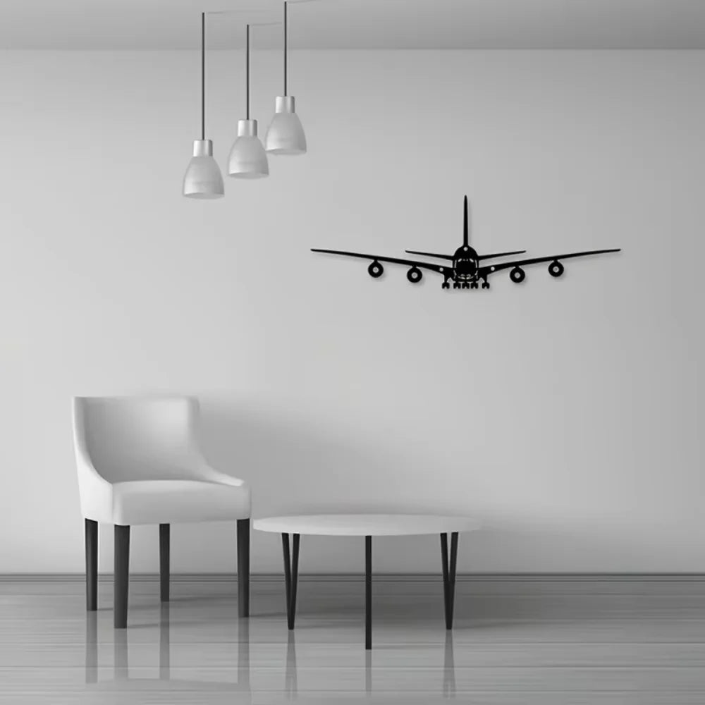 One Piece of Metal Wall Art – Boeing Aircraft Design – 15.75 X 4.72 Inches – Ideal for Scene Decoration and Stylish Metal Accent