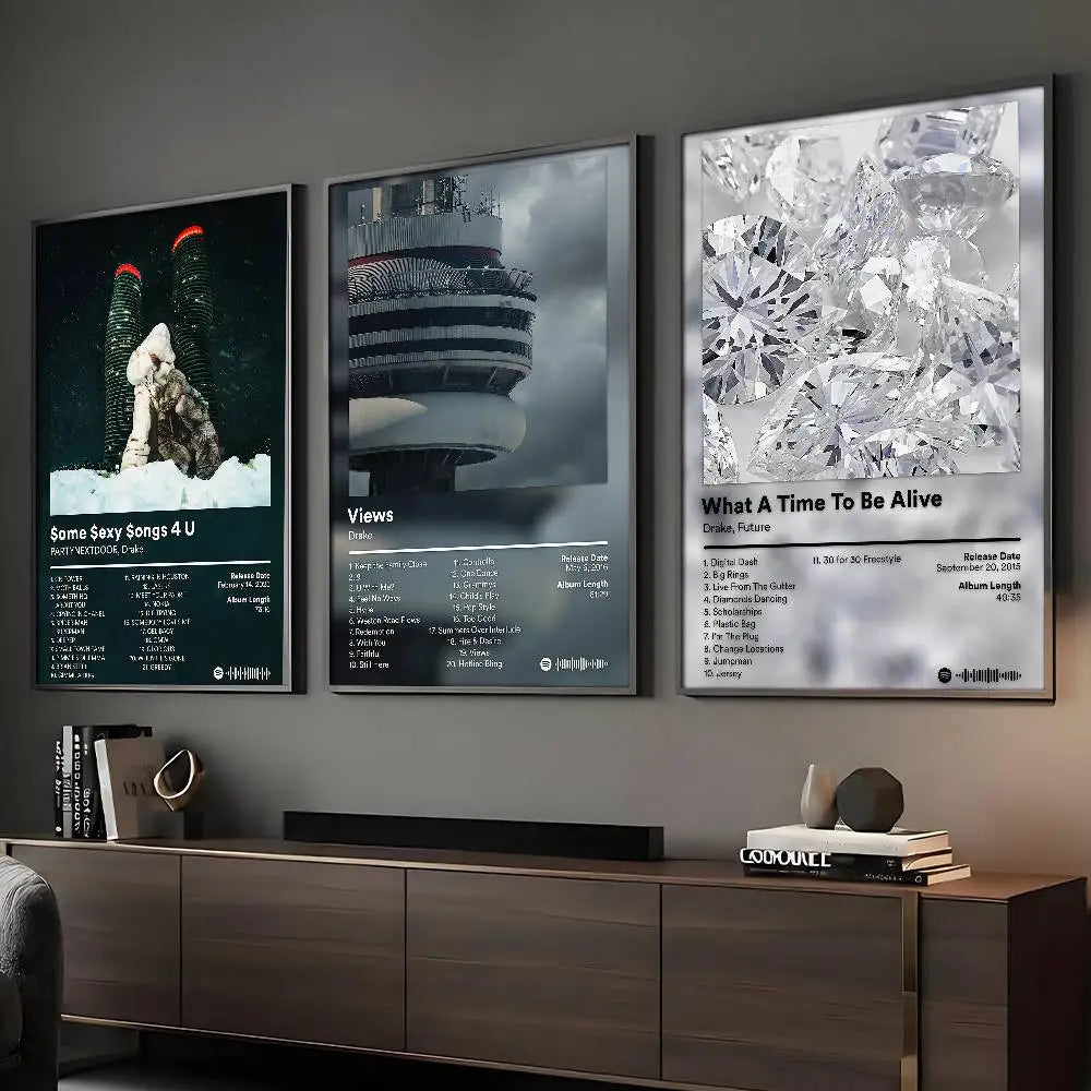 Singer Drake Some Sexy Songs 4 U Hot Album Poster HD Art Sticky Wall Waterproof Home Living Room Bar Decoration