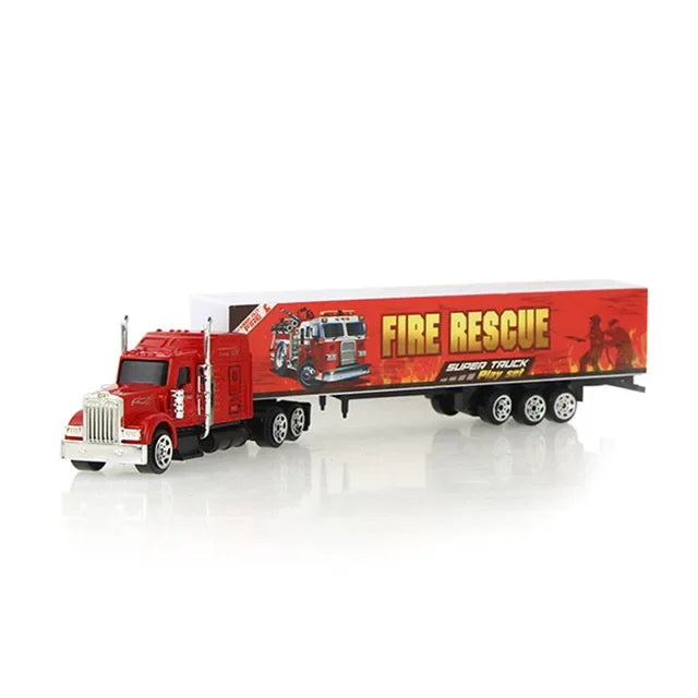 1 Pcs Sliding Alloy Truck Model Diecast Car Toy Container Oil Truck Tank Multi-color Vehicles Toys Birthday Gift for Children
