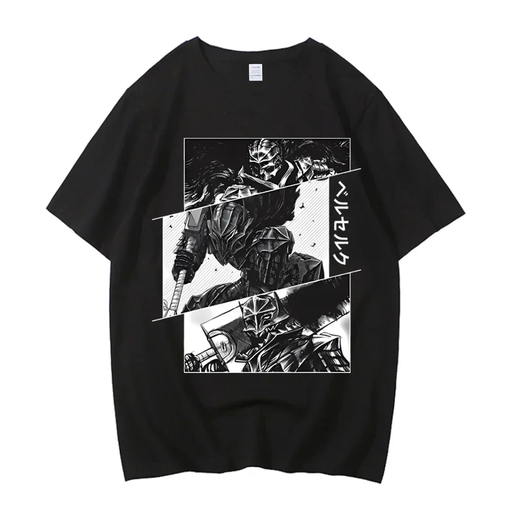 Anime Berserk T-shirt Summer Women's Short Sleeve T-shirt Printed Top 2025 Trendy T-shirt Fan Clothing Graphic T Shirts Y2K Tops