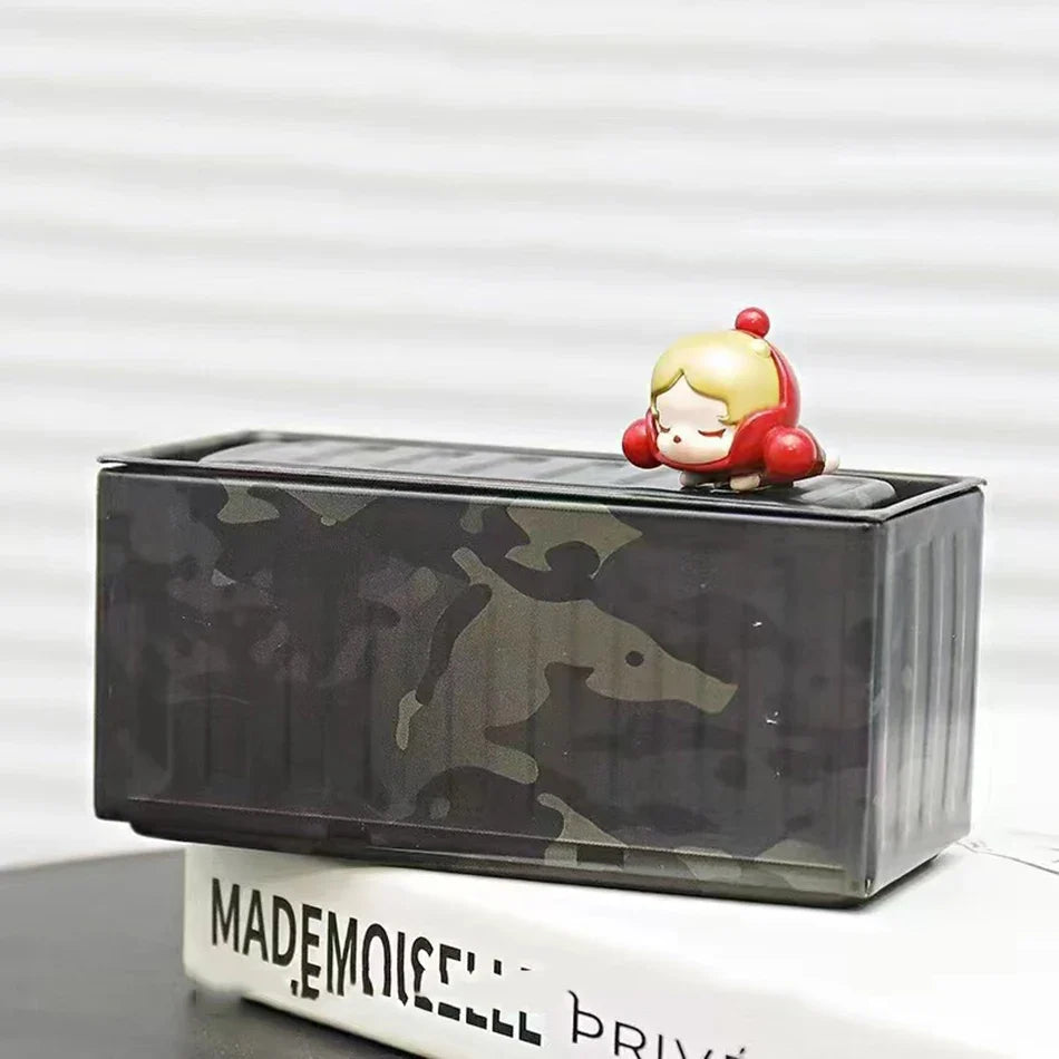 Mini Iron Storage Box Miniature Storage Iron Box Creative Decoration Collect Small Item Desktop Mini Container Model Xmas Gifts