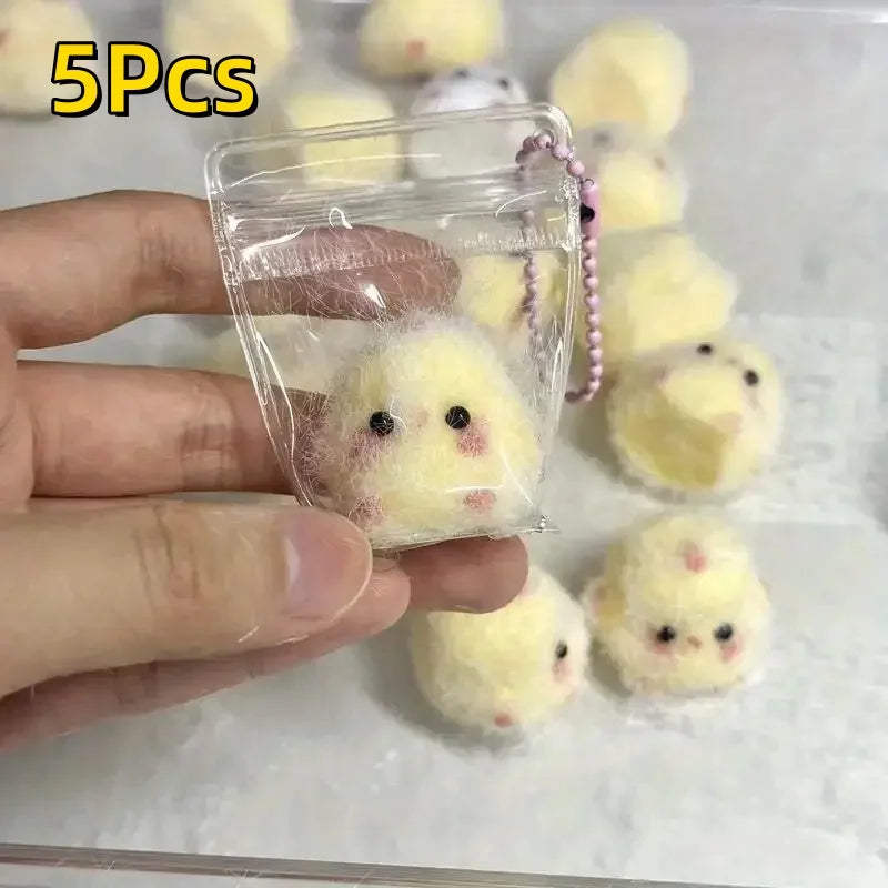 1Pc Yellow Chick Squishy Squeeze Toy Kids Adult Pop Fidget Toys Soft Pinch Entertainment Games for Children Christmas Gifts