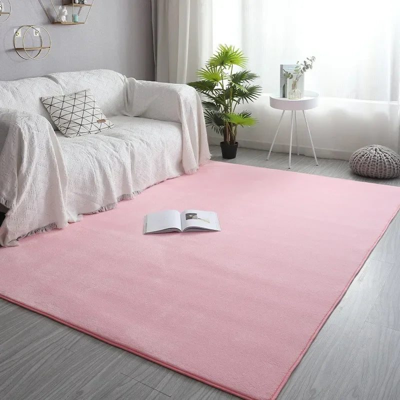 VIKAMA Coral rugs, non-slip low ammunition bedroom living room floor heating in children's room dorm, home decor, electric hot carpet