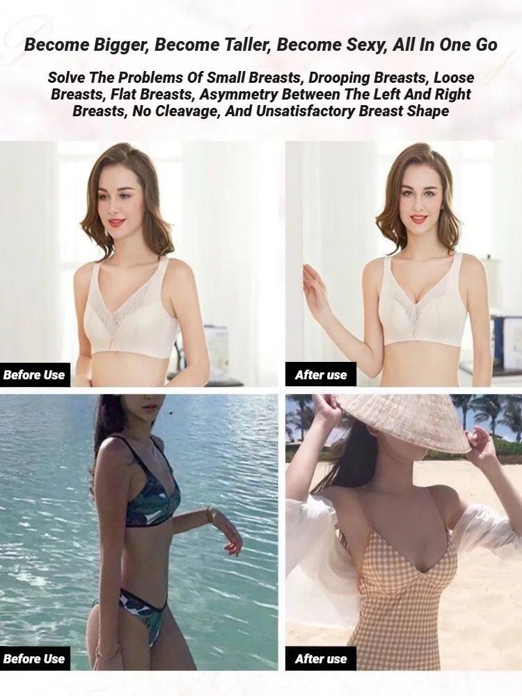 Women Thicker Breathable Sponge Bra Pad Push Up Padded Bikinis Swimsuit Swimwear Bikini Chest Set Bikini