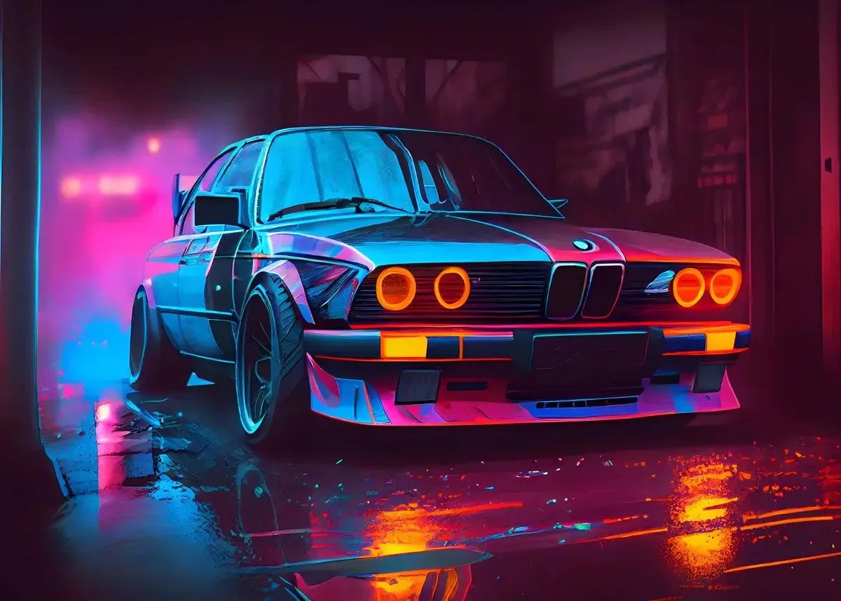 Modern Painting Cars E30 M3 Poster and Prints Canvas Wall Art Pictures for Home Decoration Living Room