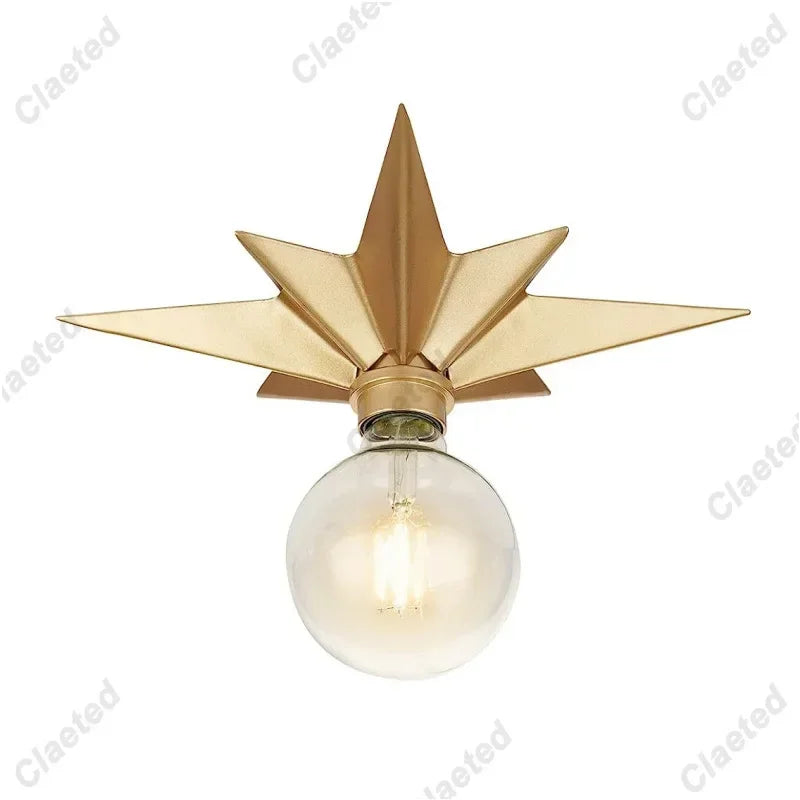 Creative Star Wall Lamp LED Wall Lamp for Luxury Living Room Bedroom Bedside Hotels Background Home Decorative Wall Sconce