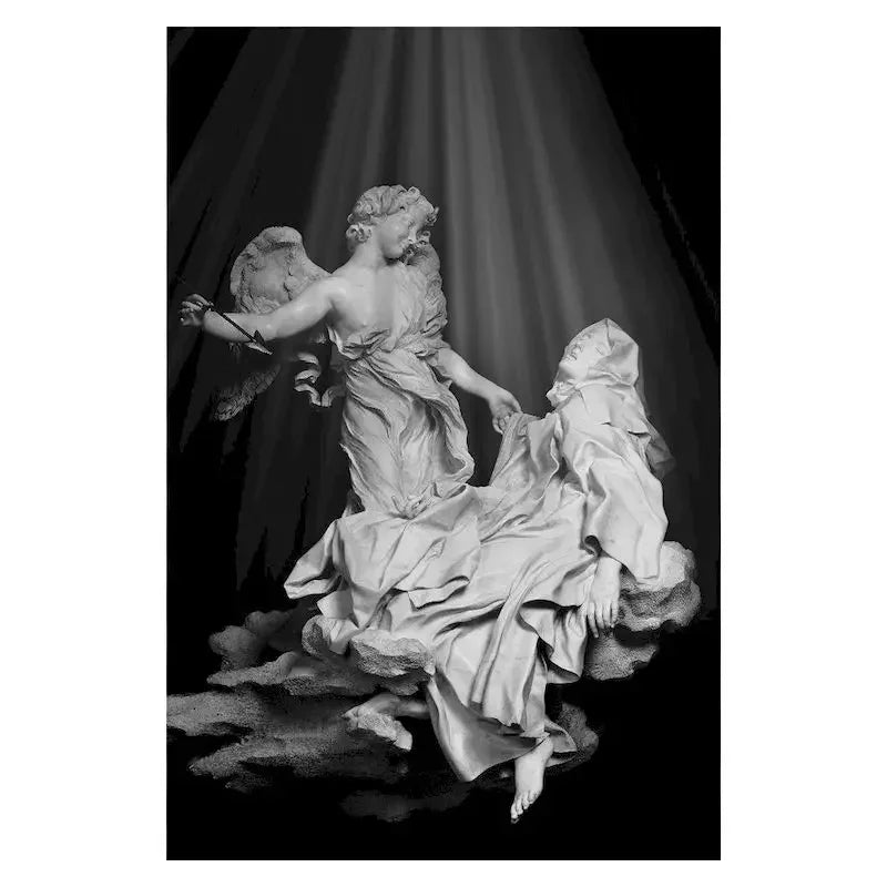 Nordic Simple Wall Art Black Ancient Greek Gods Sculpture David Statue Canvas Print Poster Home Living Room Bedroom Decoration