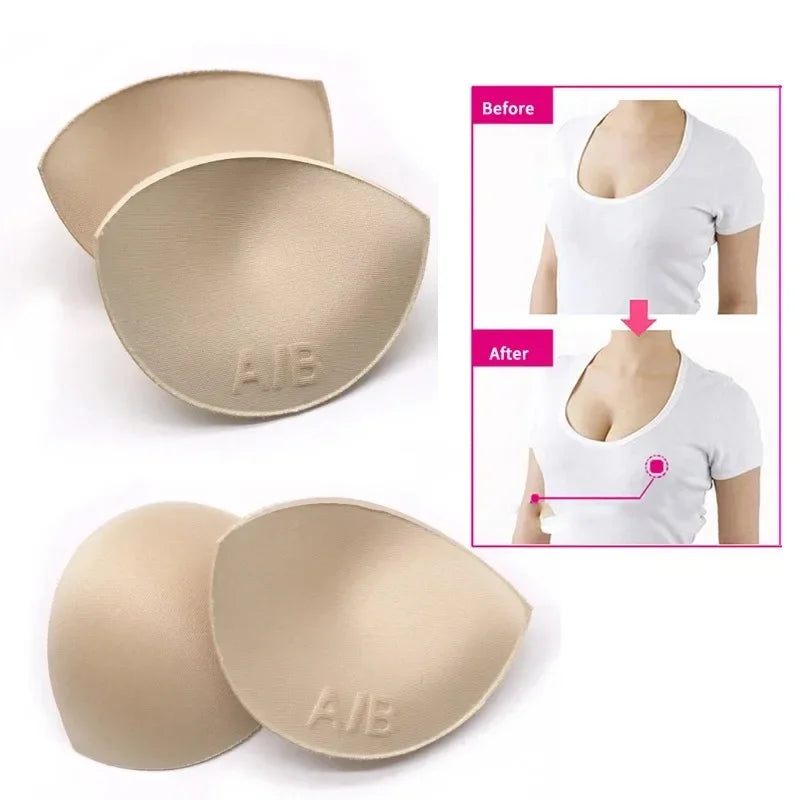 Sexy Thick Sponge Bra Pads Breast Insert Push Up Enhancer Swimsuit Bikini Padded Removeable Chest Accessories Padding
