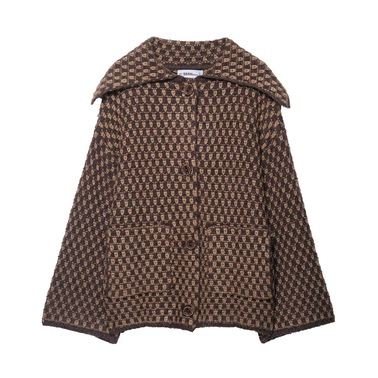 Korean style women's autumn and winter 2025 new loose and slimming casual knitted cardigan temperament jacket