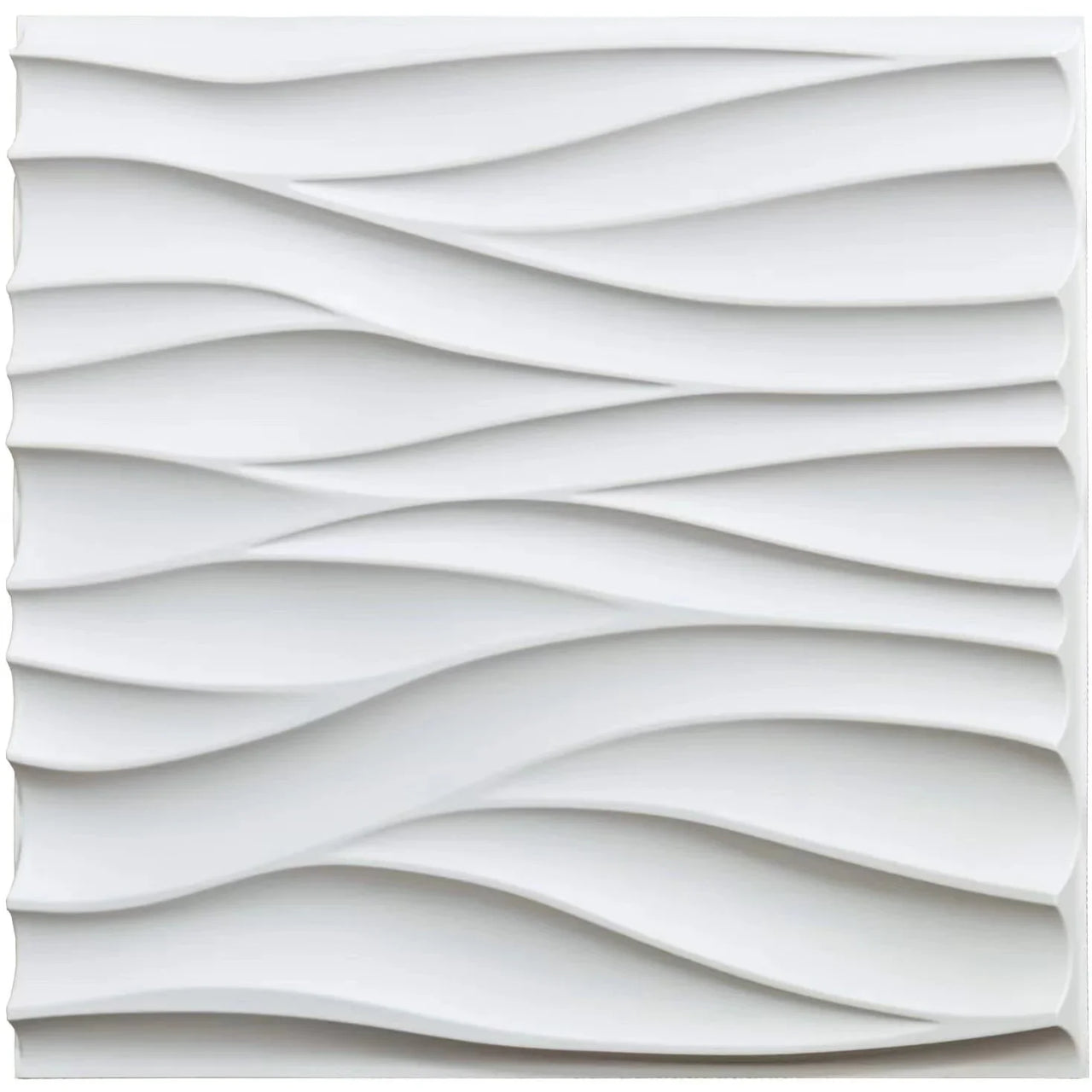 30x30cm Three-dimensional Wave Wall Panels Interior Wall Decor Paintable Wallpaper 3D Wall Decor Covering Panels For Living Room