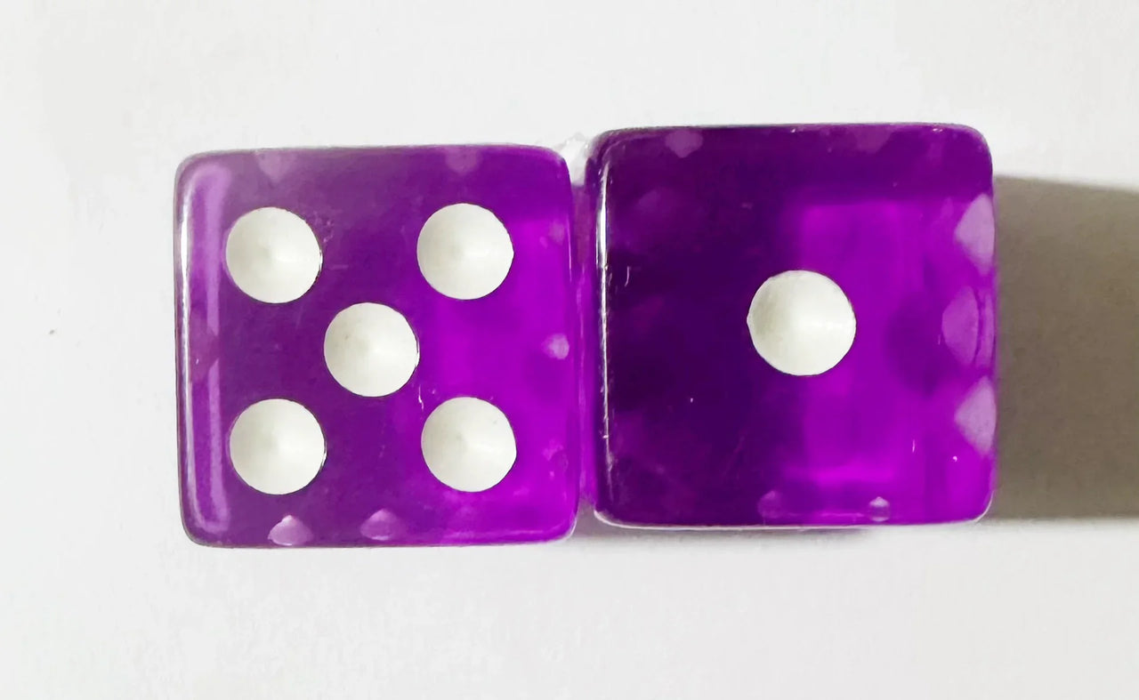 10pcs/set Transparent Dice Right Angle Dice Board Game Accessories 16mm