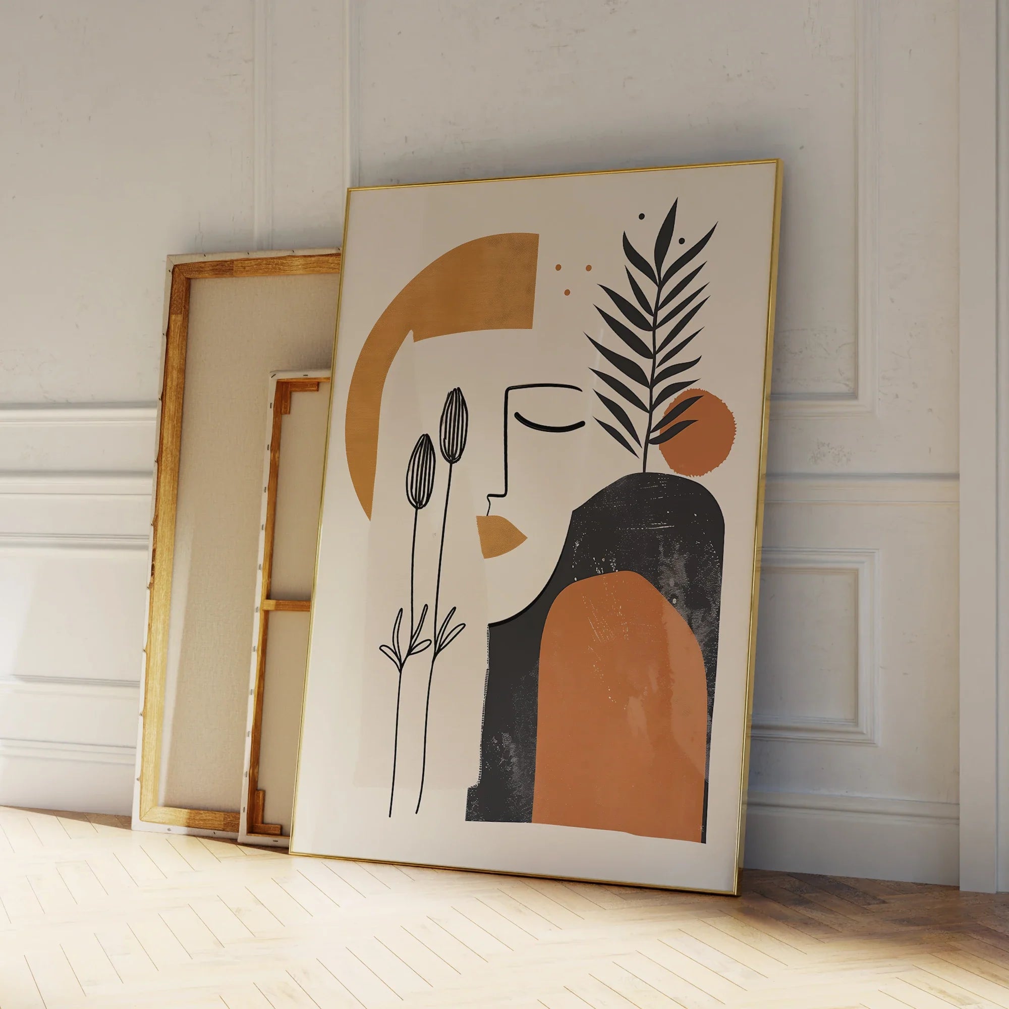 Modern Abstract Moderní Minimalismus Botanical Beauty Painting Poster Print Canvas Picture For Living Room Wall Art Home Decor