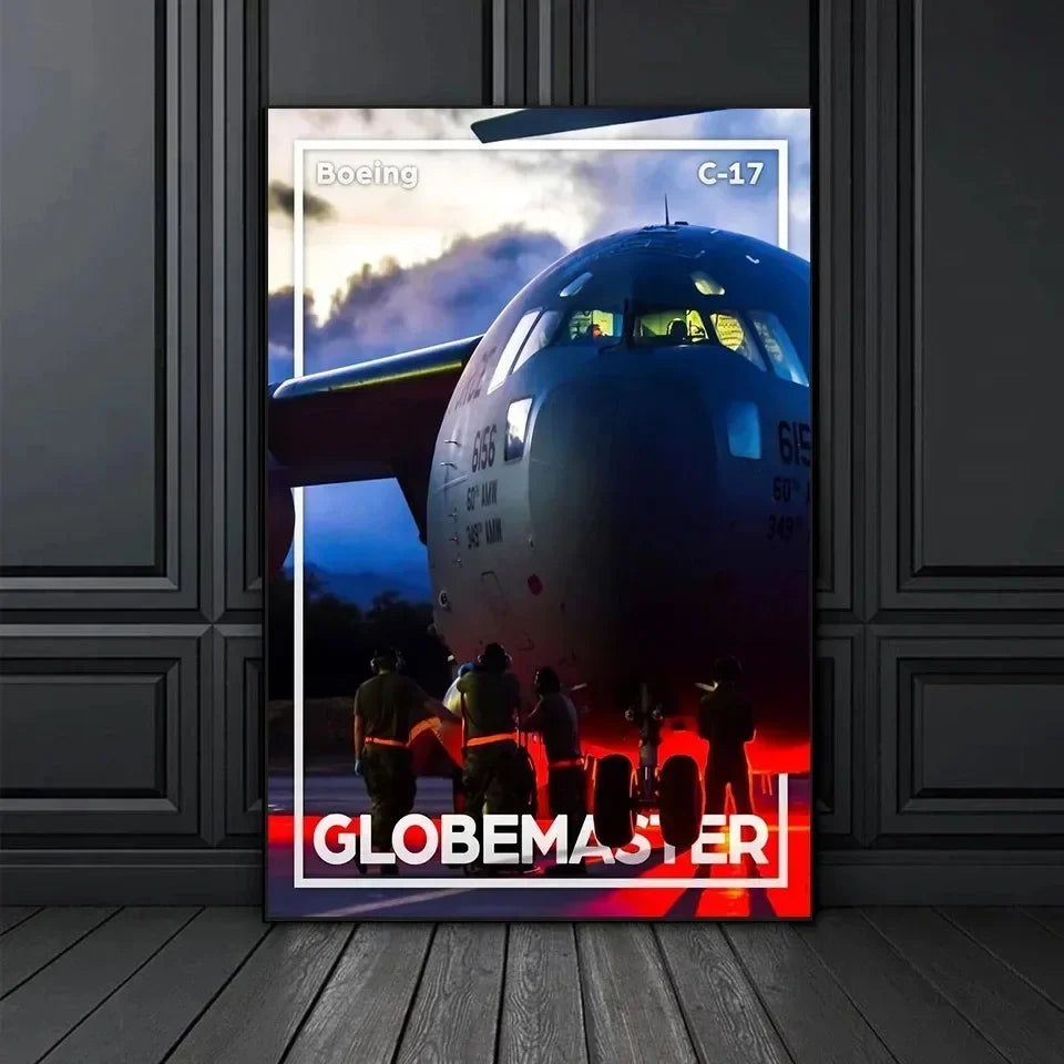 Classic Wall Art World Aircraft F16 Blackbird Fighter Jet HD Canvas Printed Poster Home Living Room Bedroom Decorative Pictures