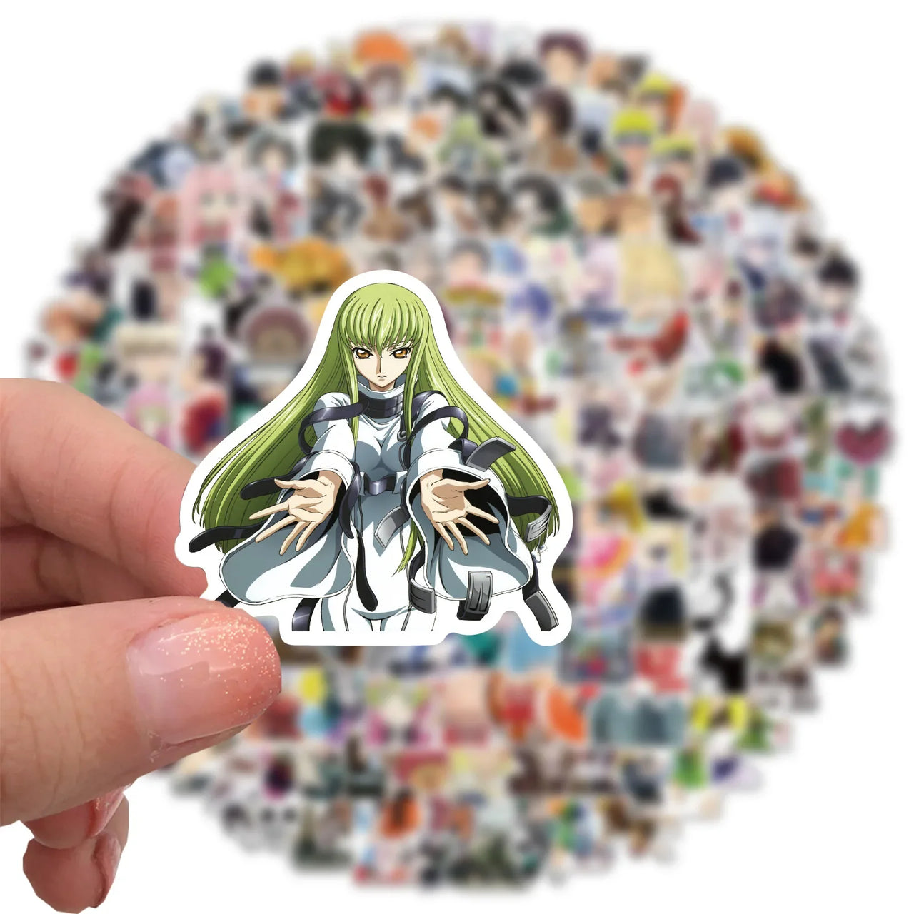 300Pcs Mix Anime Stickers for Kids Onepiece JujutsuKaisen DragonBall Sticker DIY Car Wall Cool Cartoon Decals Waterproof Toy
