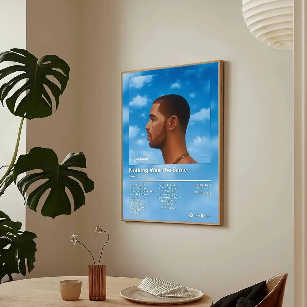 Singer Drake Some Sexy Songs 4 U Hot Album Poster HD Art Sticky Wall Waterproof Home Living Room Bar Decoration