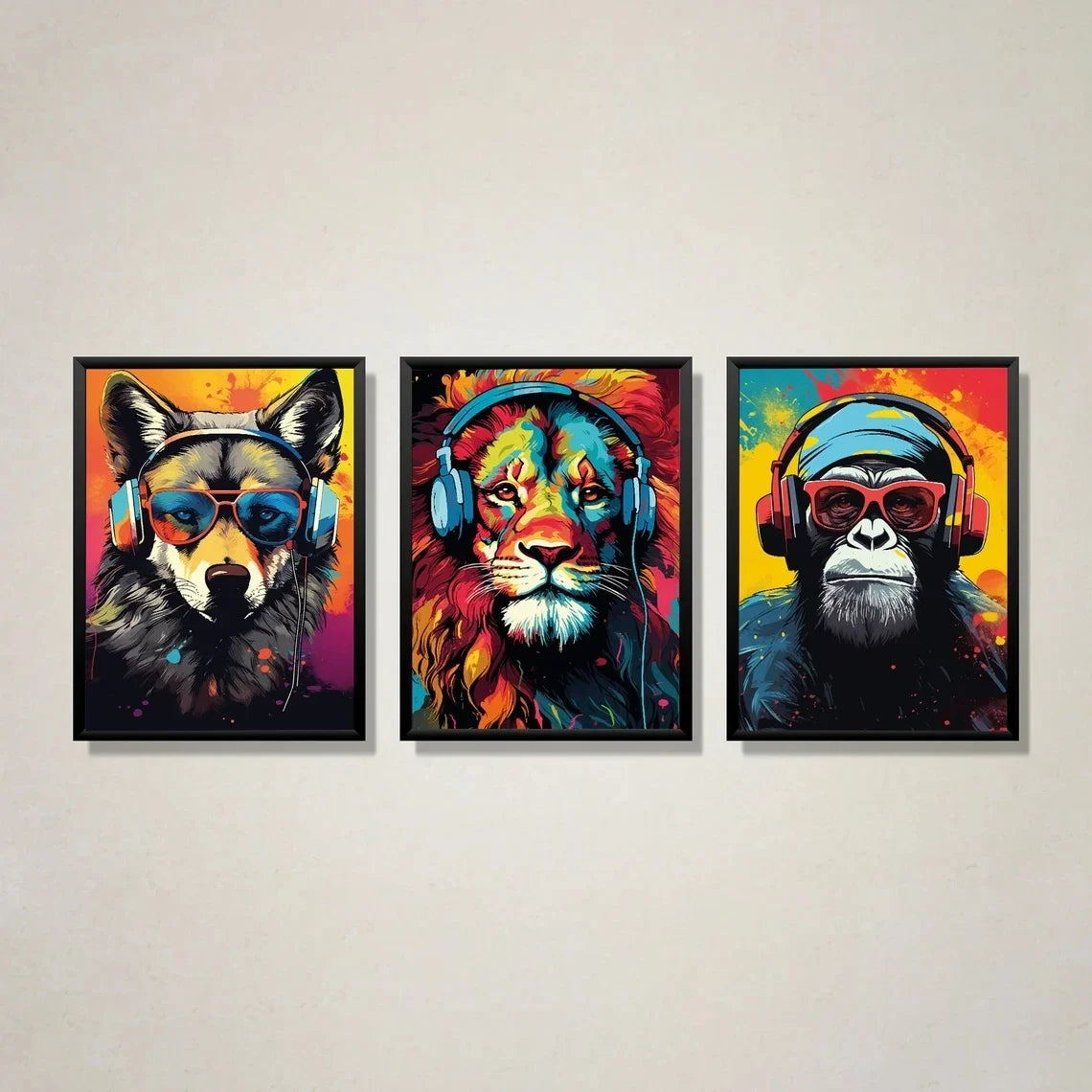 Modern Set Of 3 Gaming Graffiti Wall Art Canvas Son Brother Gift Painting Gamer Posters For Living Room Boys Bedroom Home Decor