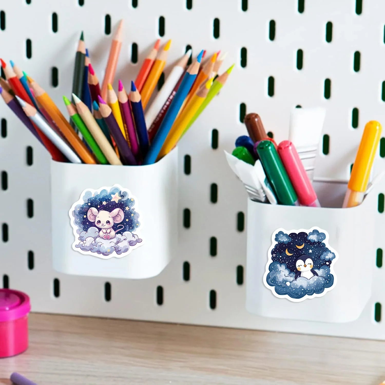 50/100PCS Cartoon Animal Fantasy Graffiti Stickers Decorative Guitar Notebook Luggage DIY Waterproof Stickers