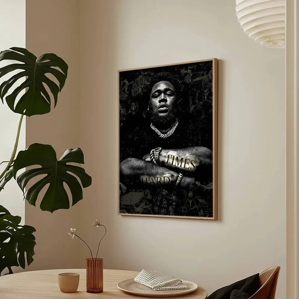 Rapper Rod Wave Last Lap Poster HD Art Sticky Wall Waterproof Home Living Room Bar Decoration