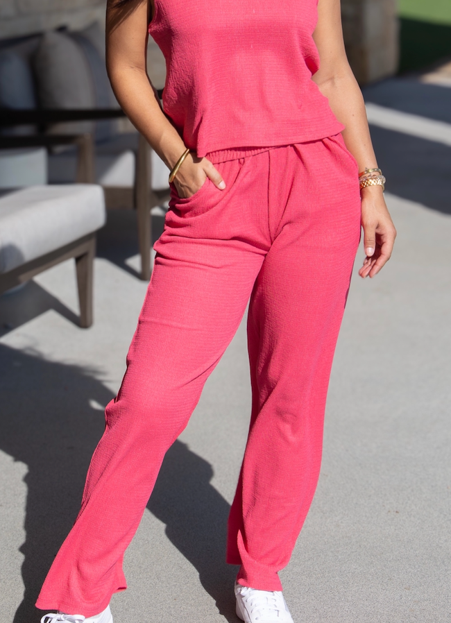 The Earhart Pants, Fuchsia
