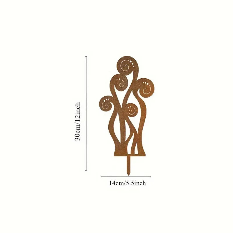 Beautiful 1PC Wrought Iron Metal Outdoor Garden Decor Unleashing Endless Creativity To Transform Your Courtyard with Charm