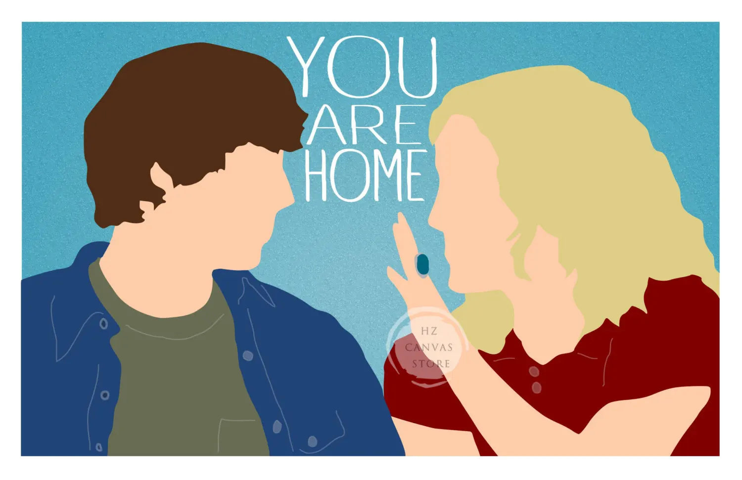 Dumb and Dumber/Eternal Sunshine of The Spotless Mind/Friday Night Lights Minimalist Cartoon Style Movie Poster Canvas Print Art