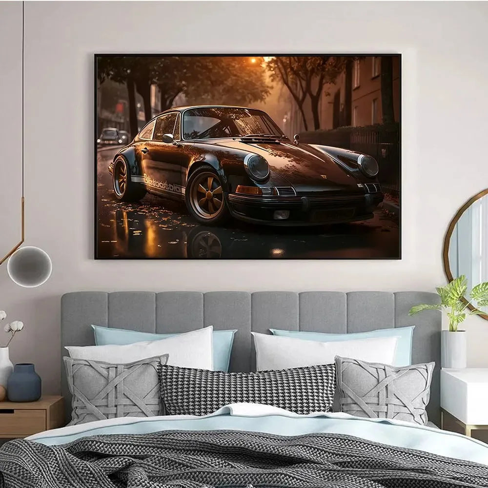 911 GT3 RS Car Generation Supercar Poster Canvsa Print Painting Home Decor Wall Art Decoration Gift For Car Lover Frameless