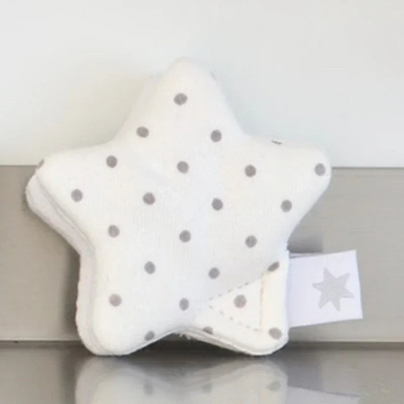 Y2k Japanese Earphone Decoration Accessories Handmade Fabric Star Wave Point Earphone Storage Bag Data Cable Organizer
