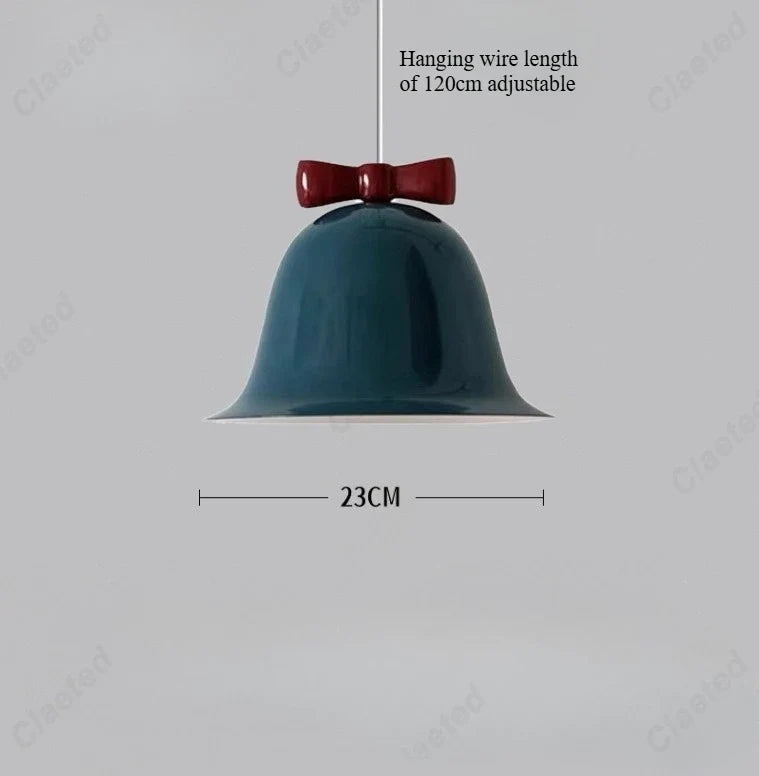 European Modern Simple LED Bell Chandelier Living Room Dining Room Bar Bedroom Bedside Decorative Lighting