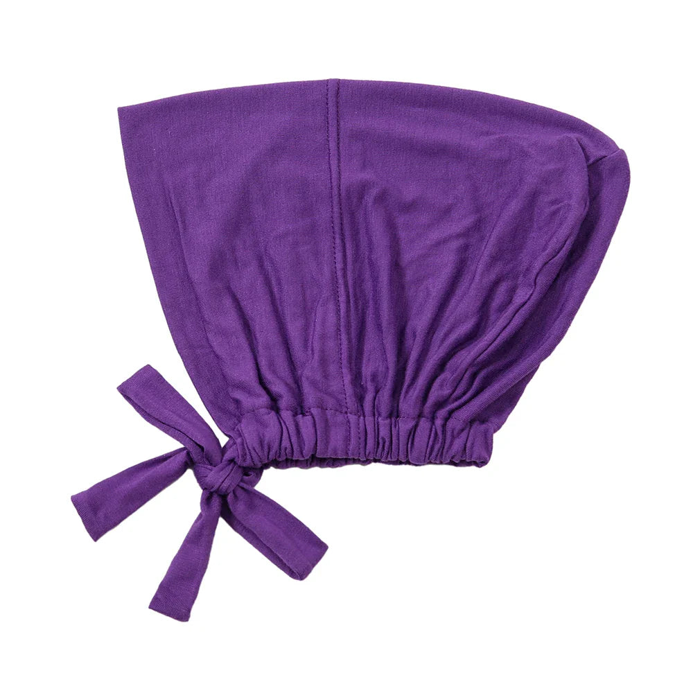 Adjustable Inner Caps Solid Color Elastic Cap Modal Hijab Muslim Bonnet Underscarf Women Fashion Accessories