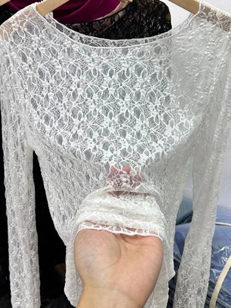 Women Long-sleeved Sexy Slim Fitting Underwear Trend in Spring Autumn 2025