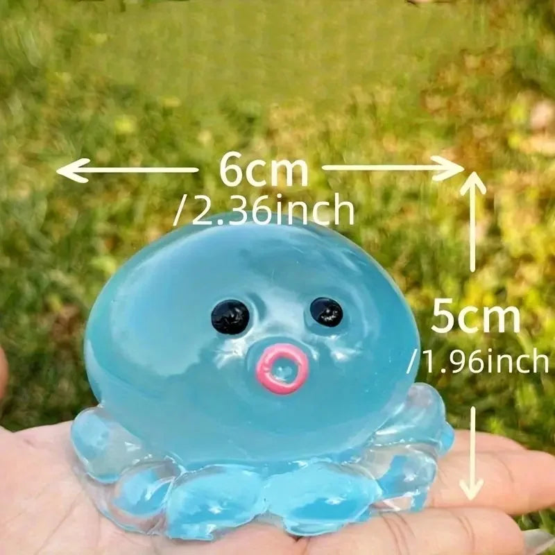 Homemade Bubble Octopus Squeeze Toy for Relax Fun Party & Birthday Gift Slow Rebound TPR Material Interactive Sensory Game Toys