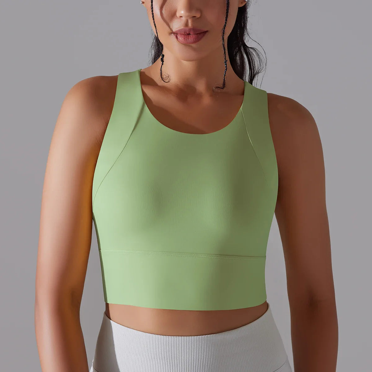 Nylon Sexy Women's Sports Bra Top Women Tight Elastic Gym Sport Yoga Bras Crop Top Yoga Clothes Stretch Women Sports Underwear