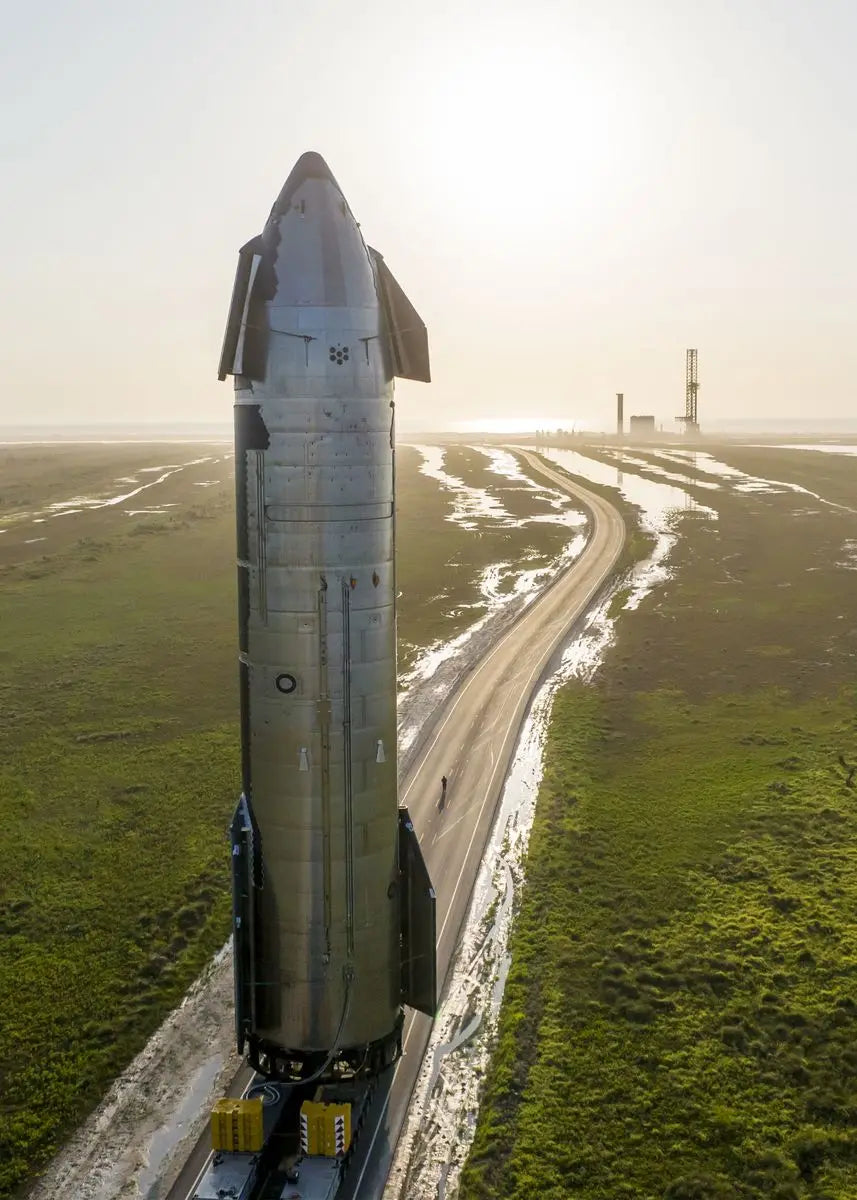 Real Photos of Spacex Starship Prints Canvas Poster Aviation Technology Wall Art Decor Rocket Art Photos Wall Art Decoration