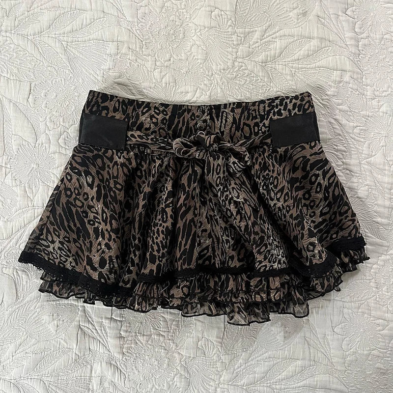 Women's Skirt Fashion Streetwear Pink Polka Dot Pattern Sports Casual Style vintage Y2K Emo Girls Sweet Harajuku Cute Slim Skirt
