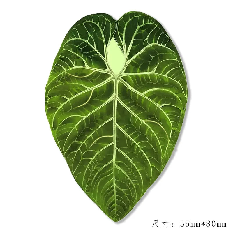 Simulated Plant Mushroom Magnetic Refrigerator Sticker Creative Gift Simulated Leaf Flat Refrigerator Sticker Home Decoration