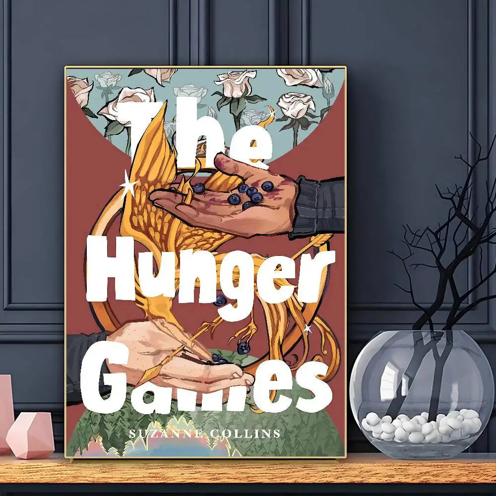 Classic Movie The Hunger Games Poster Sticky Wall Art Printing Waterproof Home Living Bed Room Bar Aesthetic Decor