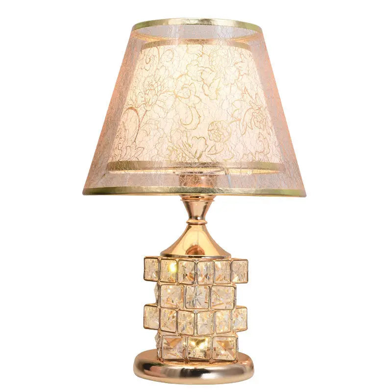 Crystal Table Lamp Diamond Table Lamp Decoration Desk Lamps  Classic Bedroom Bedside Bar Rubik's Cube European Style  Luxury