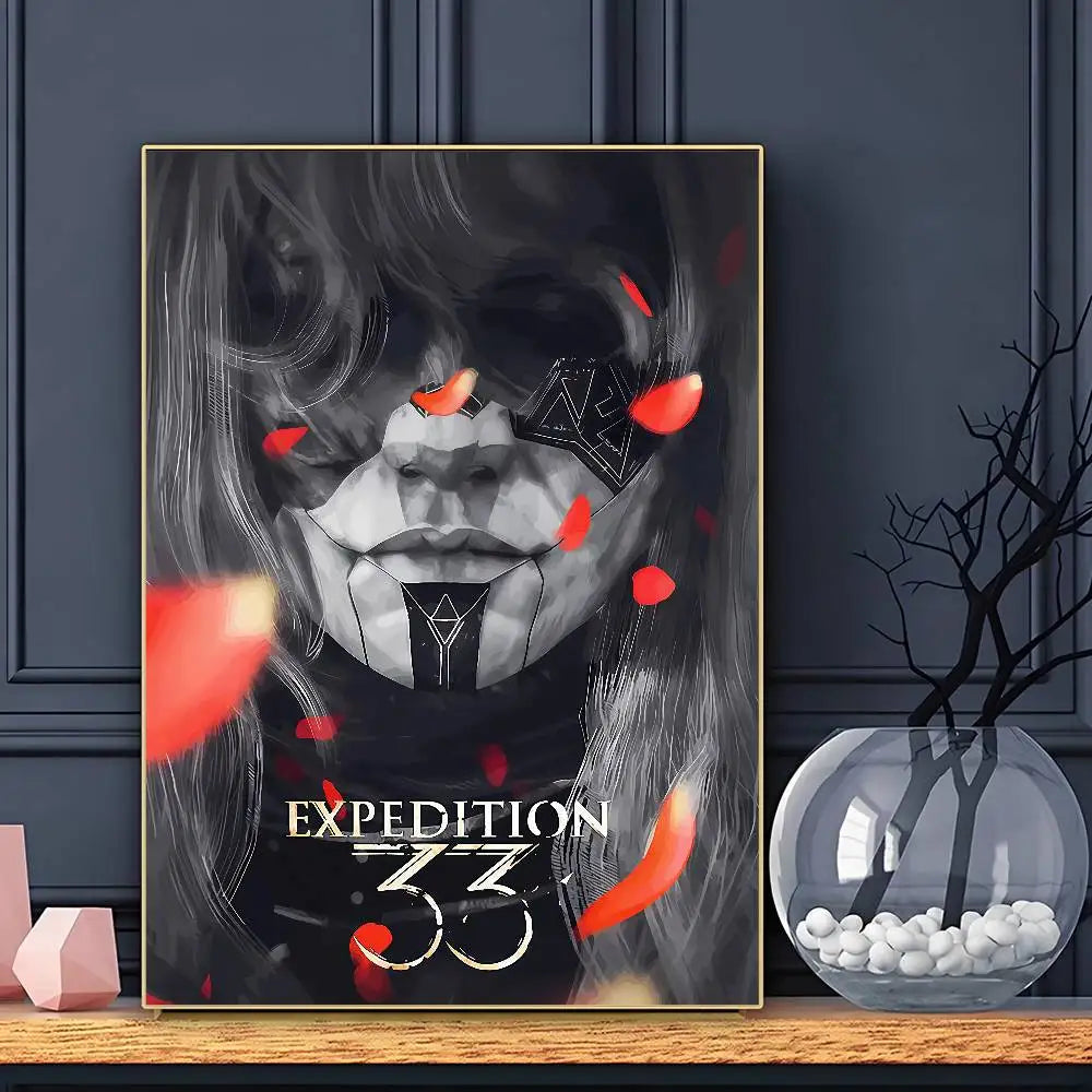 C-Clair O-Obscur E-Expedition 33 Poster Sticky Wall Art Printing Waterproof Home Living Bed Room Bar Aesthetic Decor