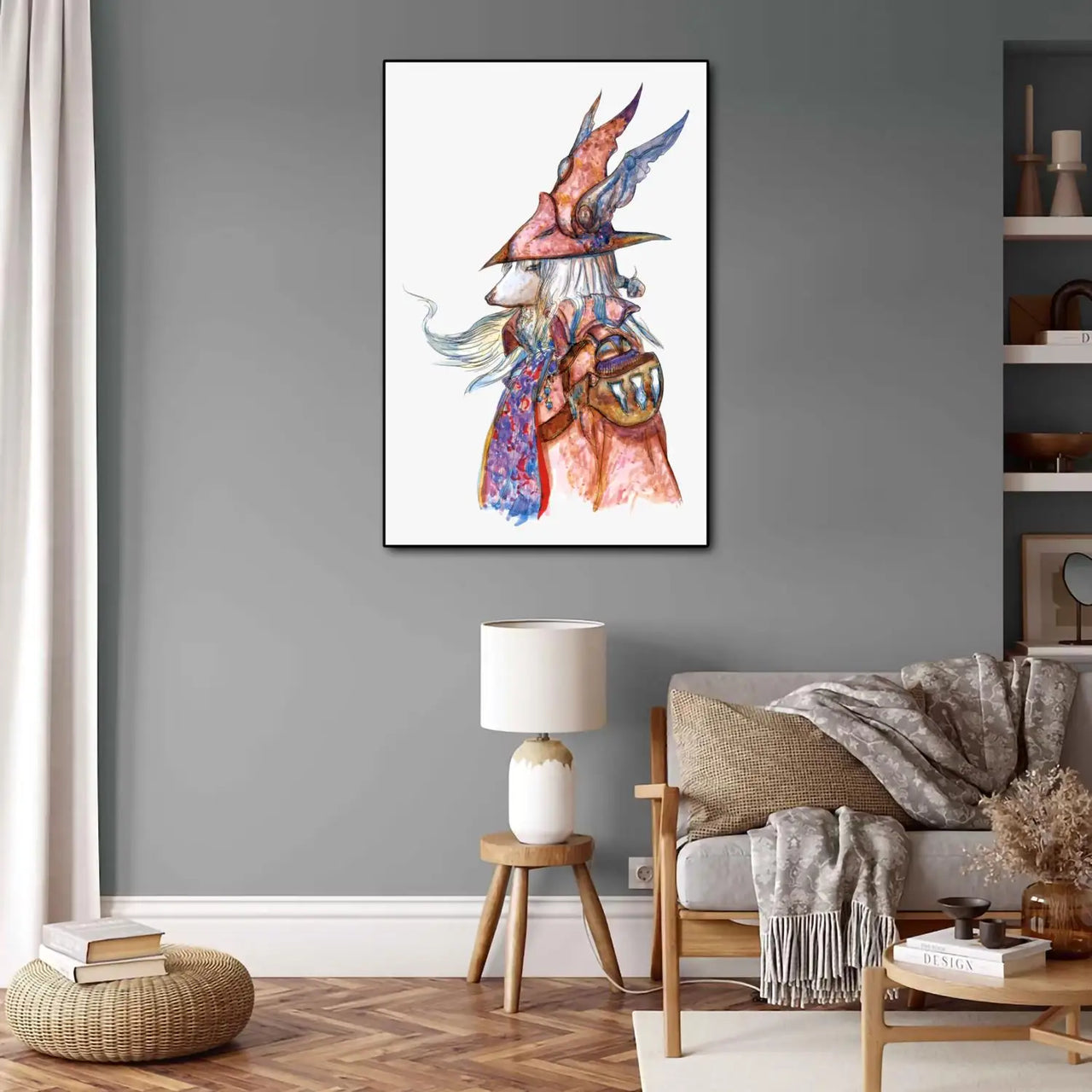 Yoshitaka Amano Final Fantasy Anime Video Game Canvas Art Poster and Wall Art Picture Print Modern Family bedroom Decor Posters