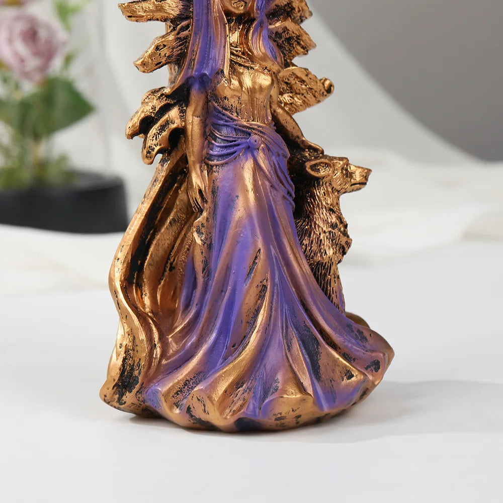 Decorative busts of Greece, statue of Artemis, statue of Roman goddess, statue for sketching practice aesthetics